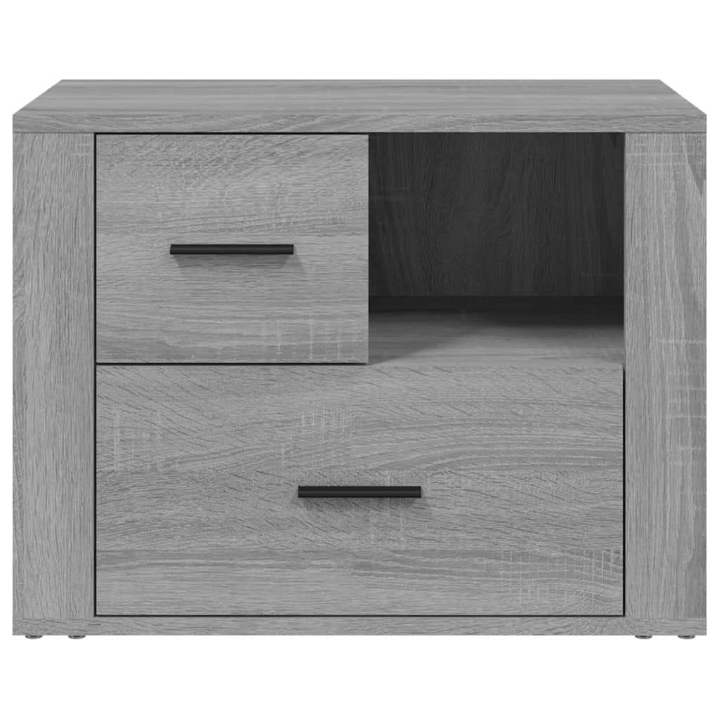 Yöpöytä harmaa Sonoma 60x36x45 cm tekninen puu - Sisustajankoti.fi