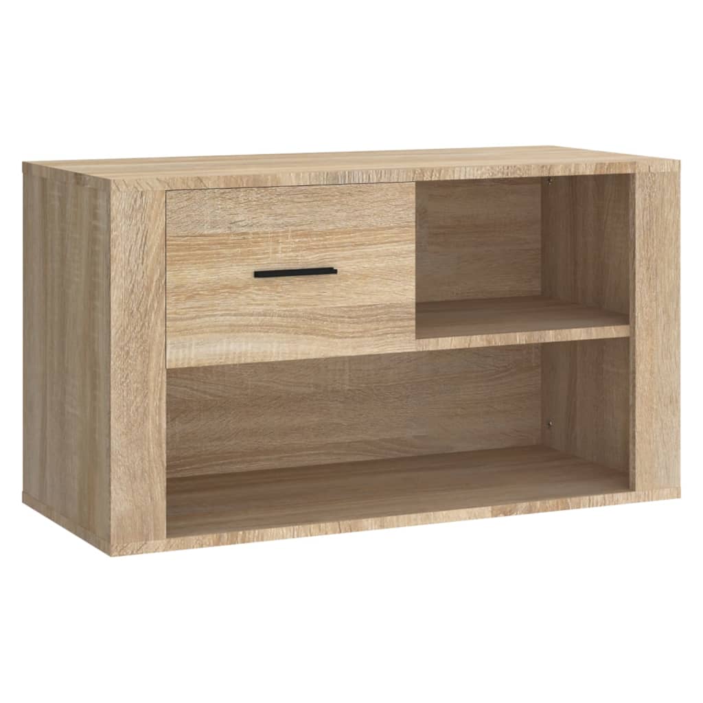 Kenkäkaappi Sonoma-tammi 80x35x45 cm tekninen puu - Sisustajankoti.fi