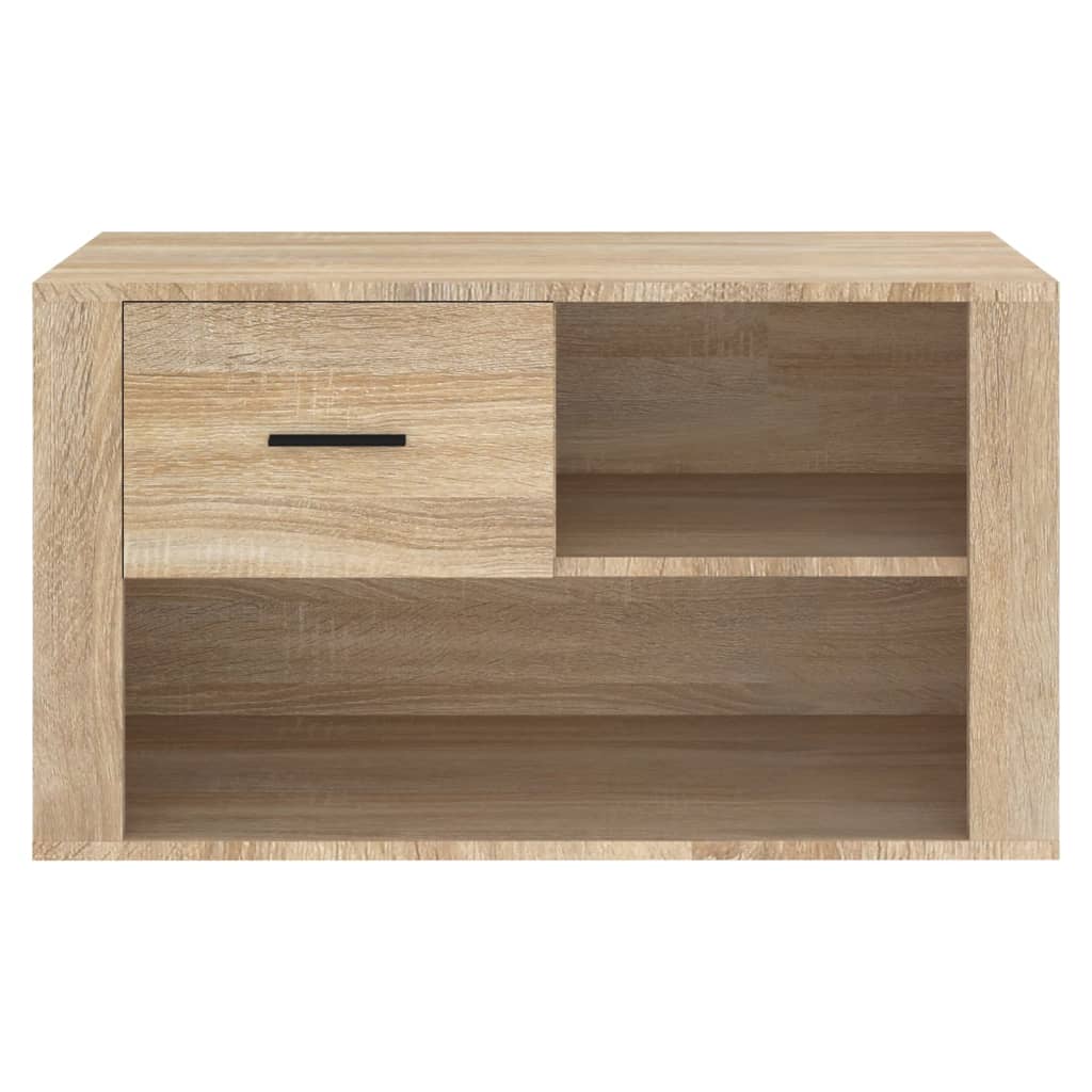 Kenkäkaappi Sonoma-tammi 80x35x45 cm tekninen puu - Sisustajankoti.fi