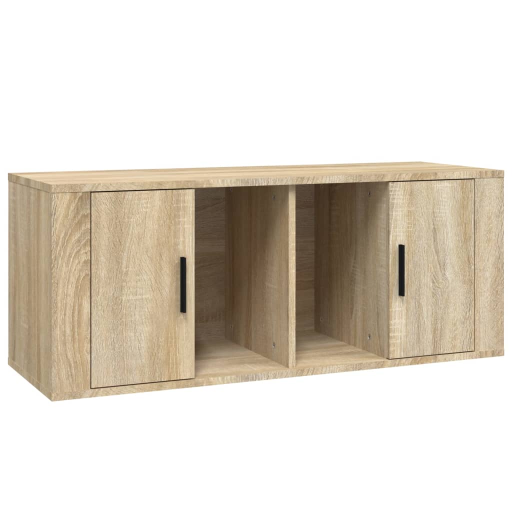 TV-taso Sonoma-tammi 100x35x40 cm tekninen puu - Sisustajankoti.fi
