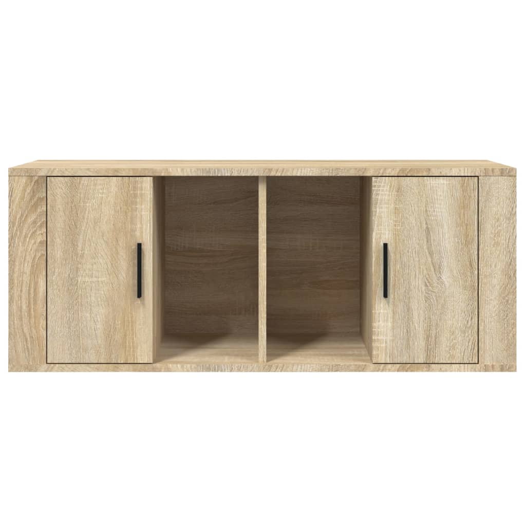 TV-taso Sonoma-tammi 100x35x40 cm tekninen puu - Sisustajankoti.fi