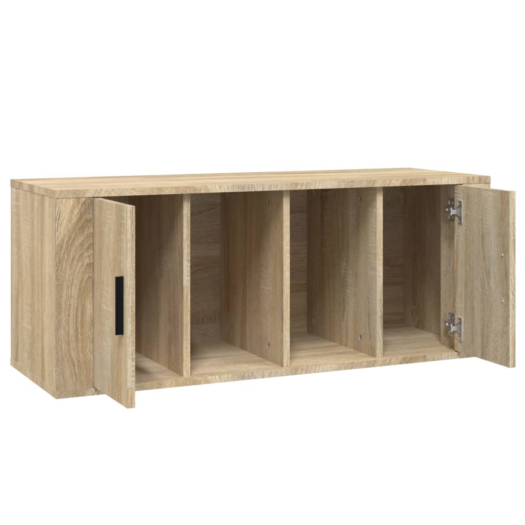 TV-taso Sonoma-tammi 100x35x40 cm tekninen puu - Sisustajankoti.fi