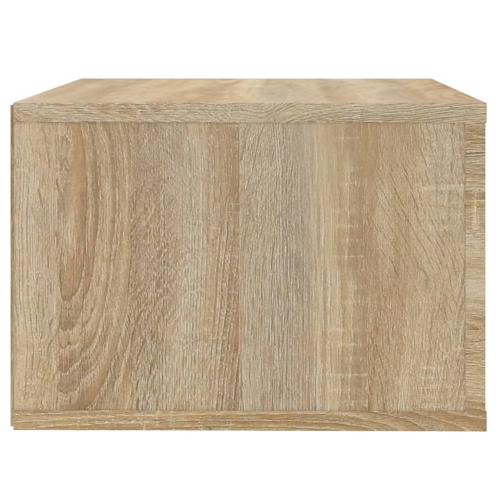 Seinäkiinnitettävä yöpöytä Sonoma-tammi 50x36x25 cm - Sisustajankoti.fi
