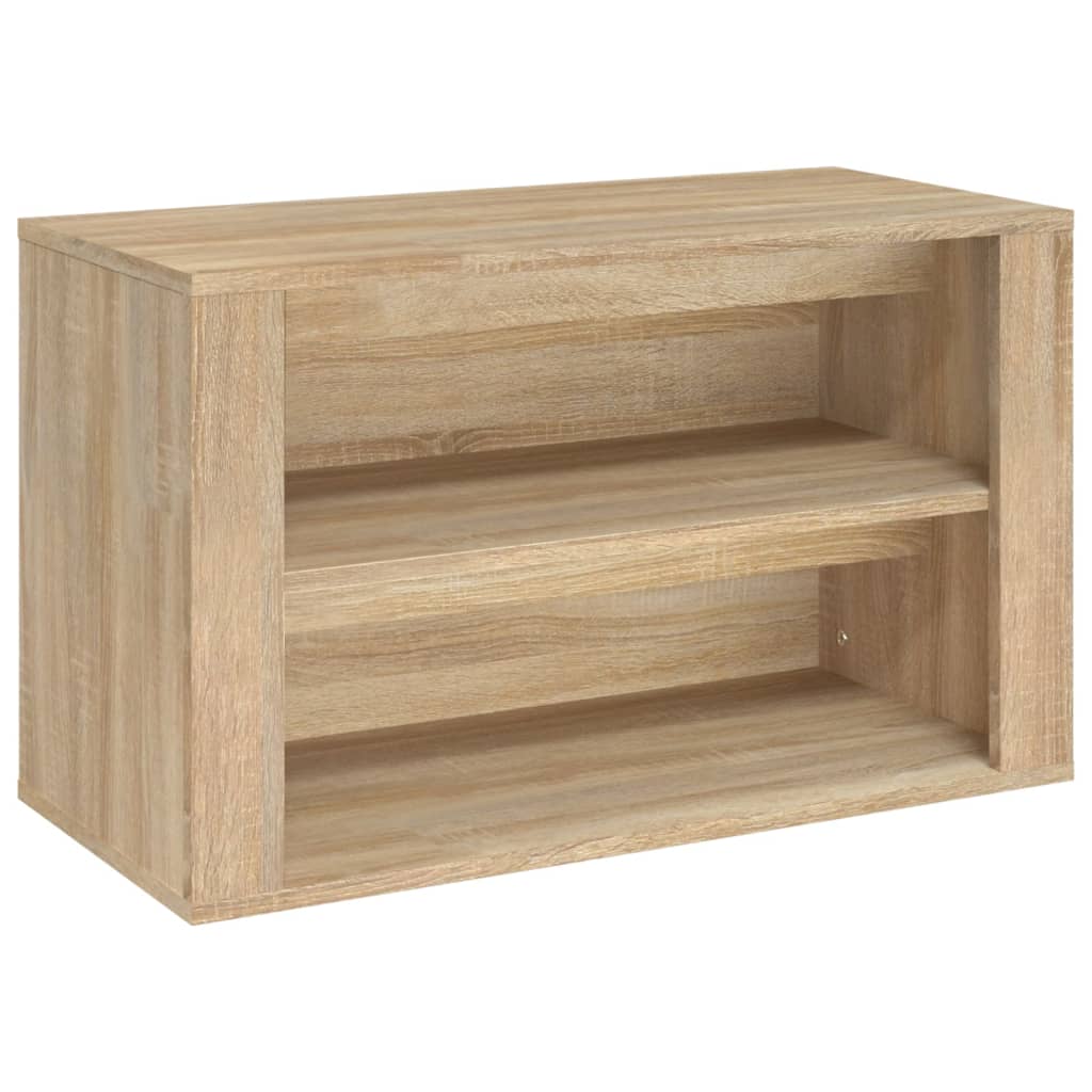 Kenkäteline Sonoma-tammi 75x35x45 cm tekninen puu - Sisustajankoti.fi