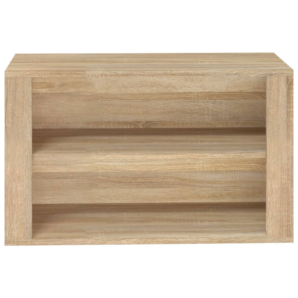 Kenkäteline Sonoma-tammi 75x35x45 cm tekninen puu - Sisustajankoti.fi