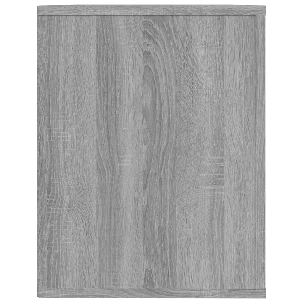 Kenkäteline harmaa Sonoma 75x35x45 cm tekninen puu - Sisustajankoti.fi
