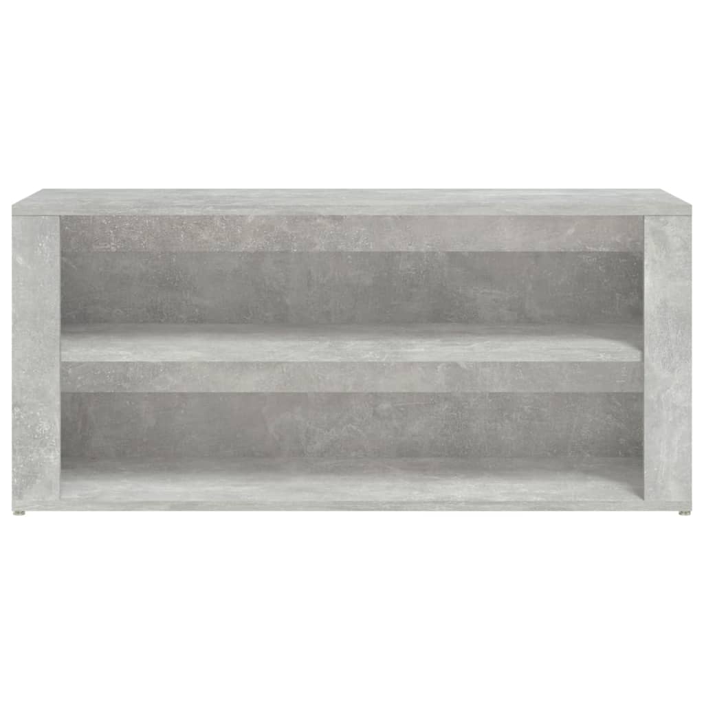 Kenkäteline betoninharmaa 100x35x45 cm tekninen puu - Sisustajankoti.fi