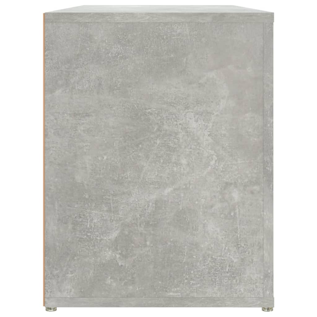 Kenkäteline betoninharmaa 100x35x45 cm tekninen puu - Sisustajankoti.fi