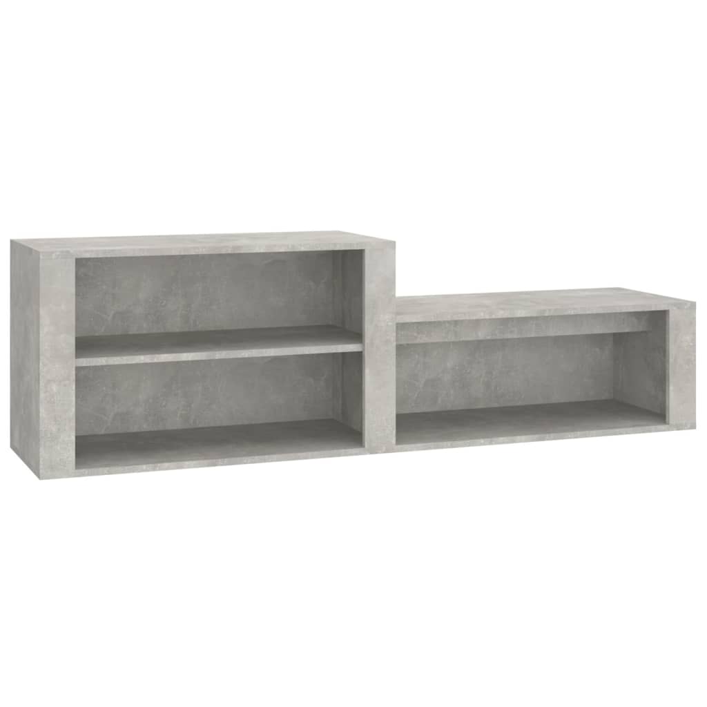 Kenkäkaappi betoninharmaa 150x35x45 cm tekninen puu - Sisustajankoti.fi
