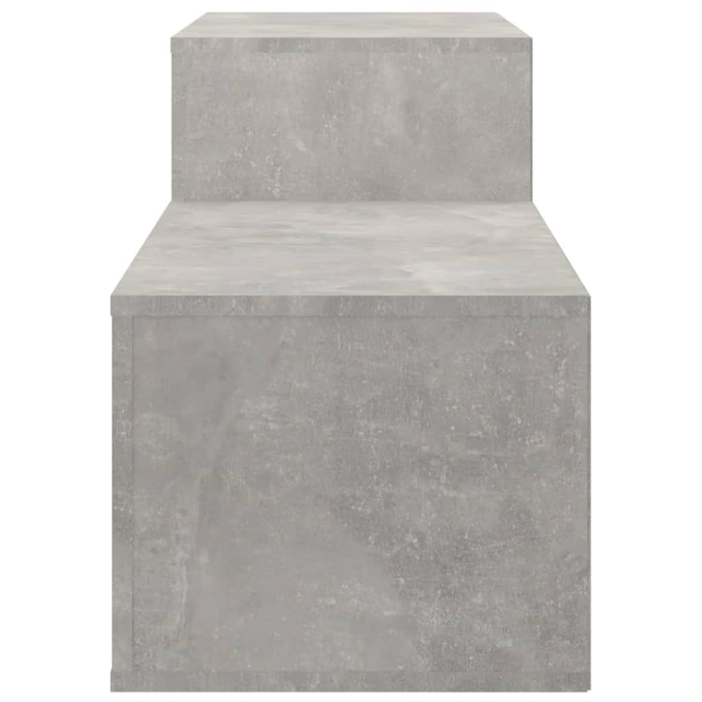 Kenkäkaappi betoninharmaa 150x35x45 cm tekninen puu - Sisustajankoti.fi