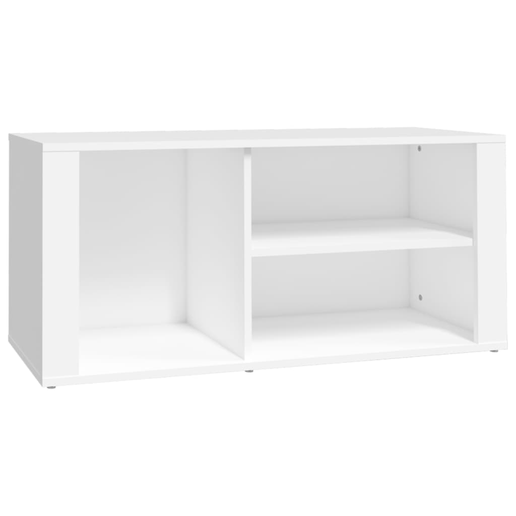 Kenkäkaappi valkoinen 100x35x45 cm tekninen puu - Sisustajankoti.fi