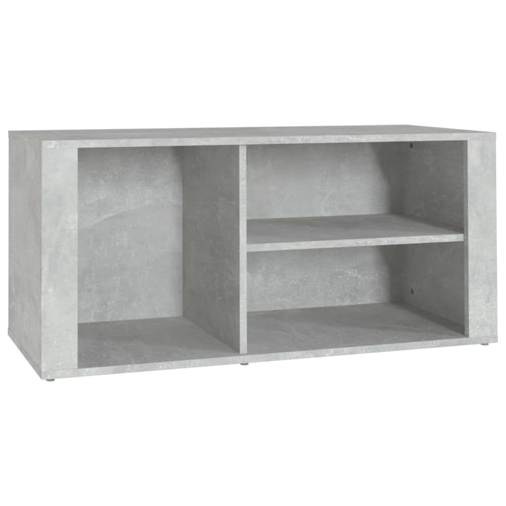 Kenkäkaappi betoninharmaa 100x35x45 cm tekninen puu - Sisustajankoti.fi