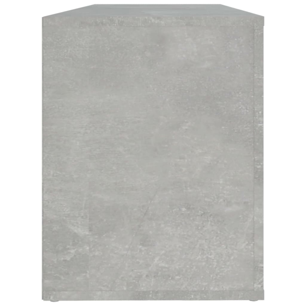 Kenkäkaappi betoninharmaa 100x35x45 cm tekninen puu - Sisustajankoti.fi