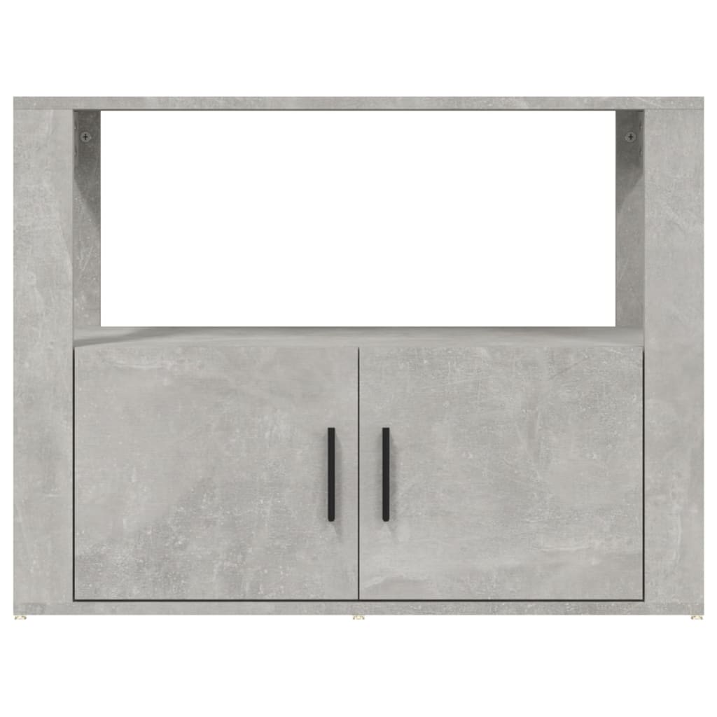 Senkki betoninharmaa 80x30x60 cm tekninen puu - Sisustajankoti.fi