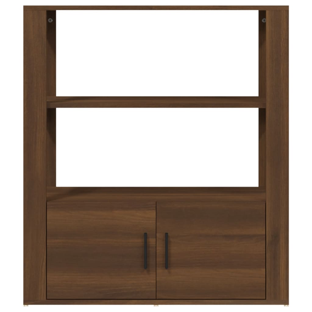 Senkki ruskea tammi 80x30x90 cm tekninen puu - Sisustajankoti.fi