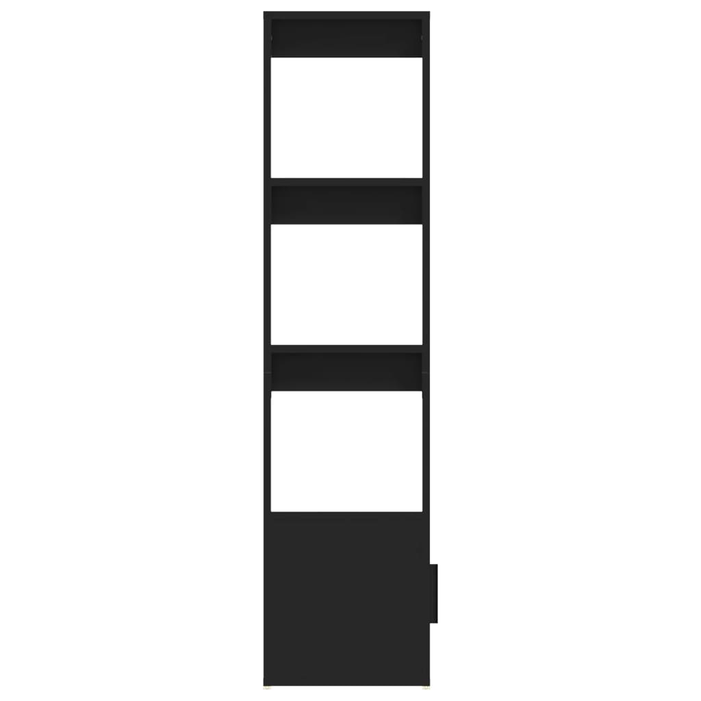 Senkki musta 80x30x119,5 cm tekninen puu - Sisustajankoti.fi