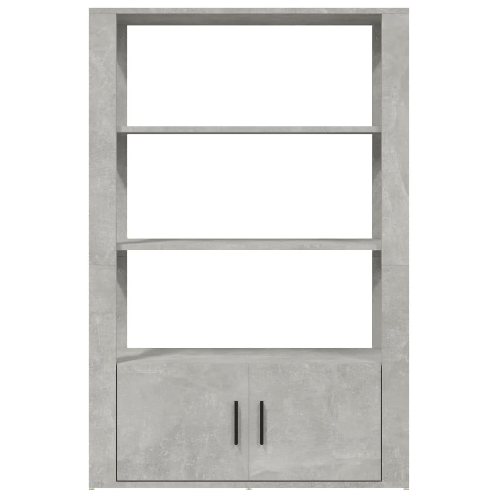 Senkki betoninharmaa 80x30x119,5 cm tekninen puu - Sisustajankoti.fi