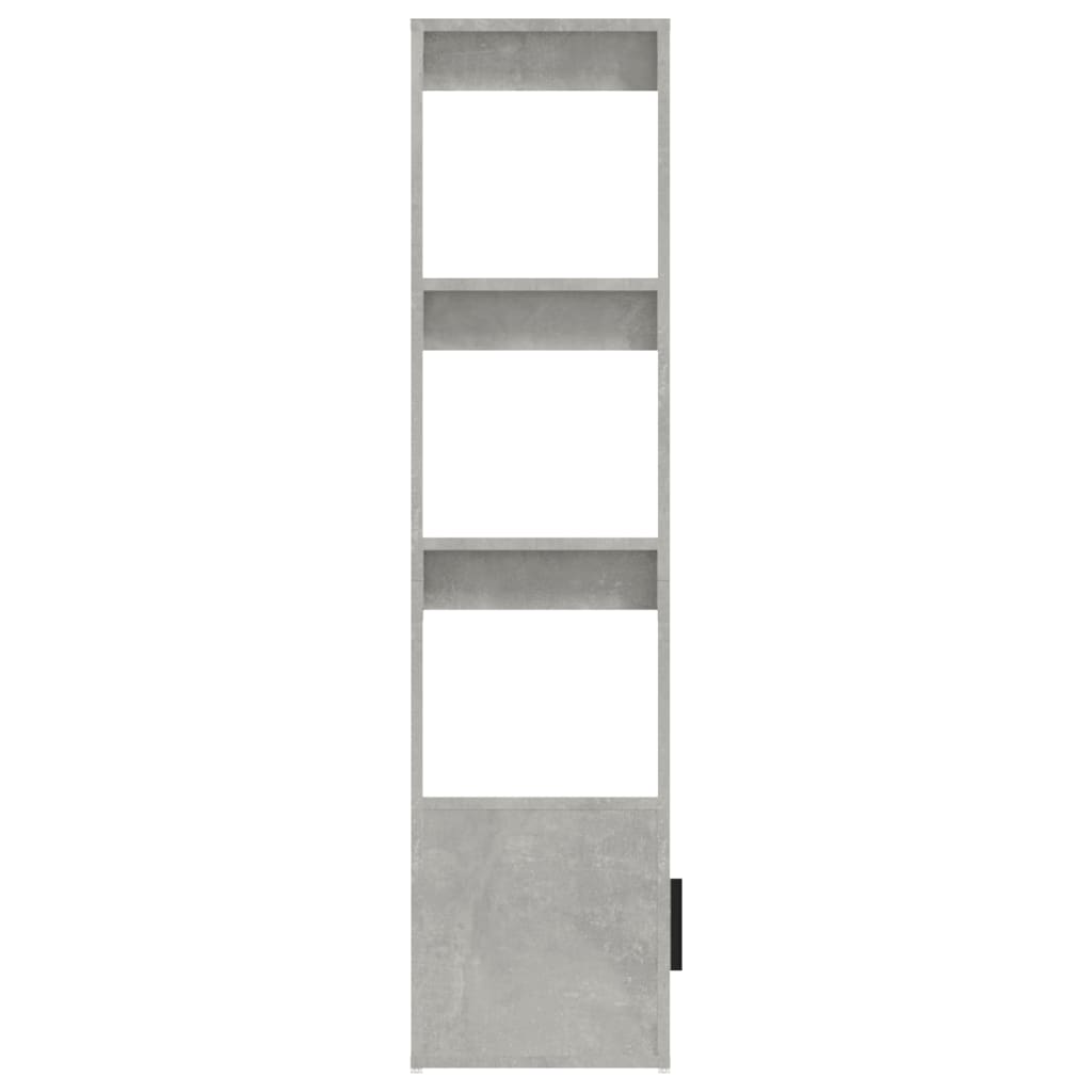 Senkki betoninharmaa 80x30x119,5 cm tekninen puu - Sisustajankoti.fi