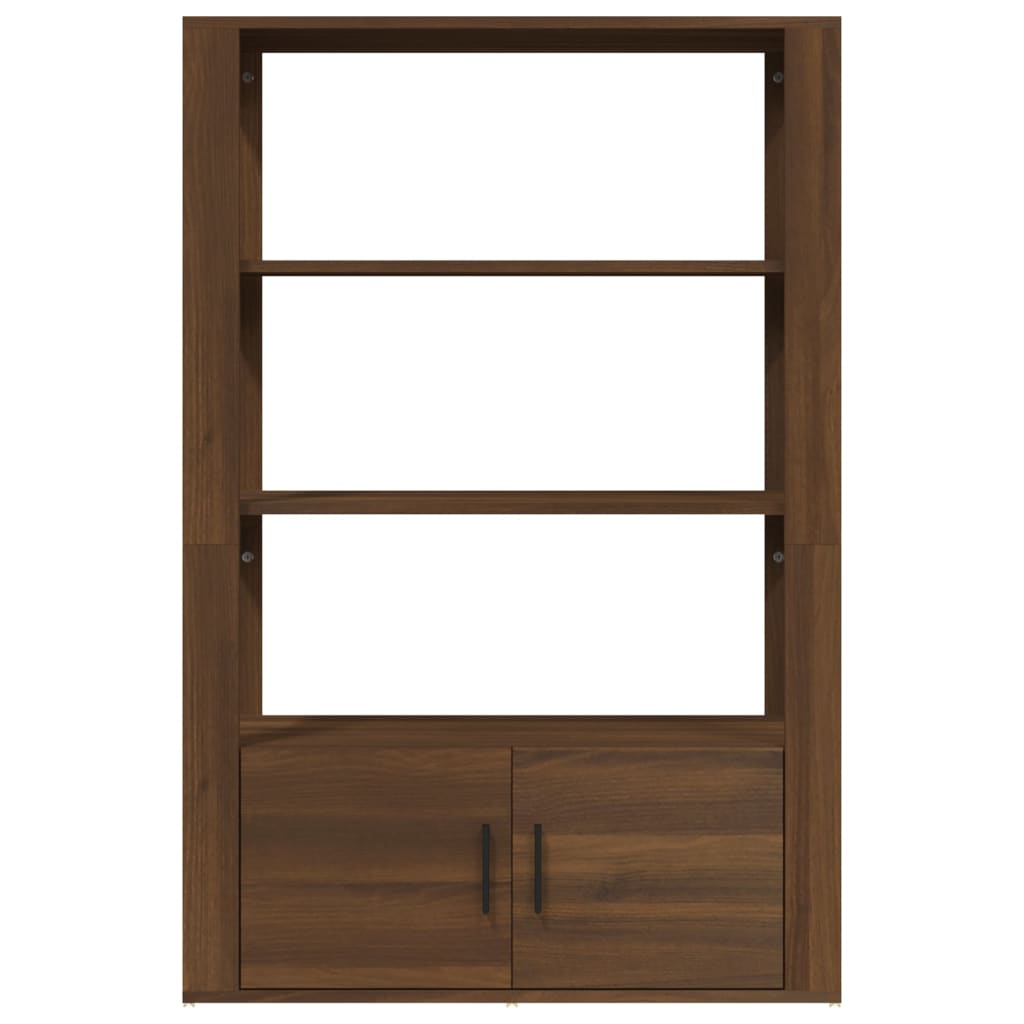 Senkki ruskea tammi 80x30x119,5 cm tekninen puu - Sisustajankoti.fi