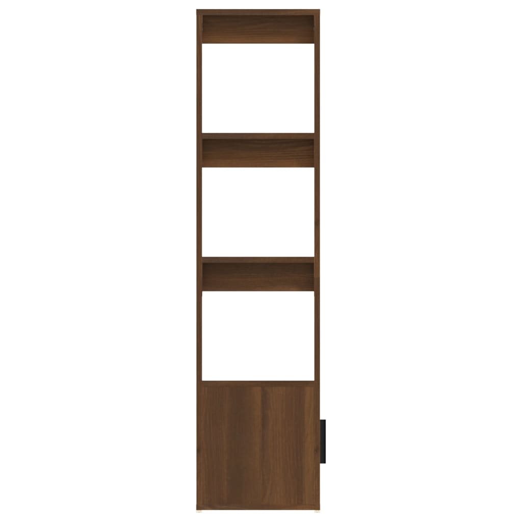 Senkki ruskea tammi 80x30x119,5 cm tekninen puu - Sisustajankoti.fi