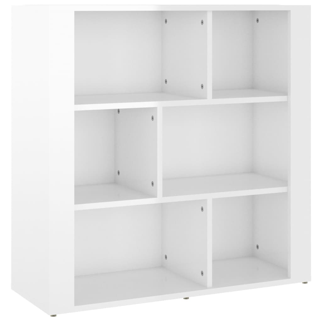 Senkki korkeakiilto valkoinen 80x30x80 cm tekninen puu - Sisustajankoti.fi