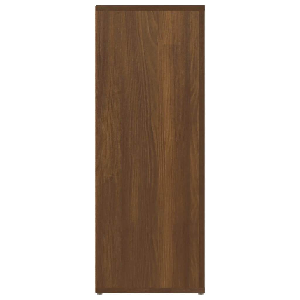 Senkki ruskea tammi 80x30x80 cm tekninen puu - Sisustajankoti.fi