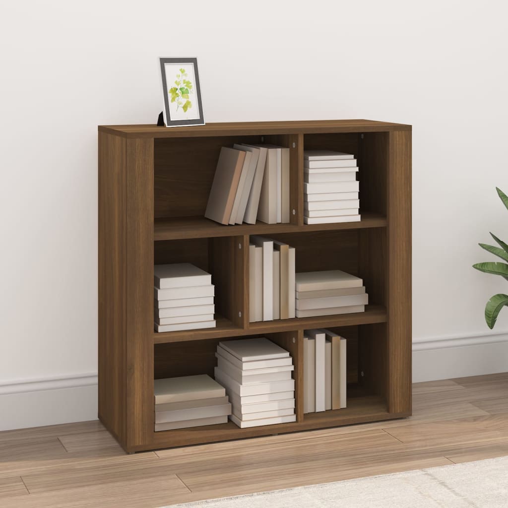 Senkki ruskea tammi 80x30x80 cm tekninen puu - Sisustajankoti.fi