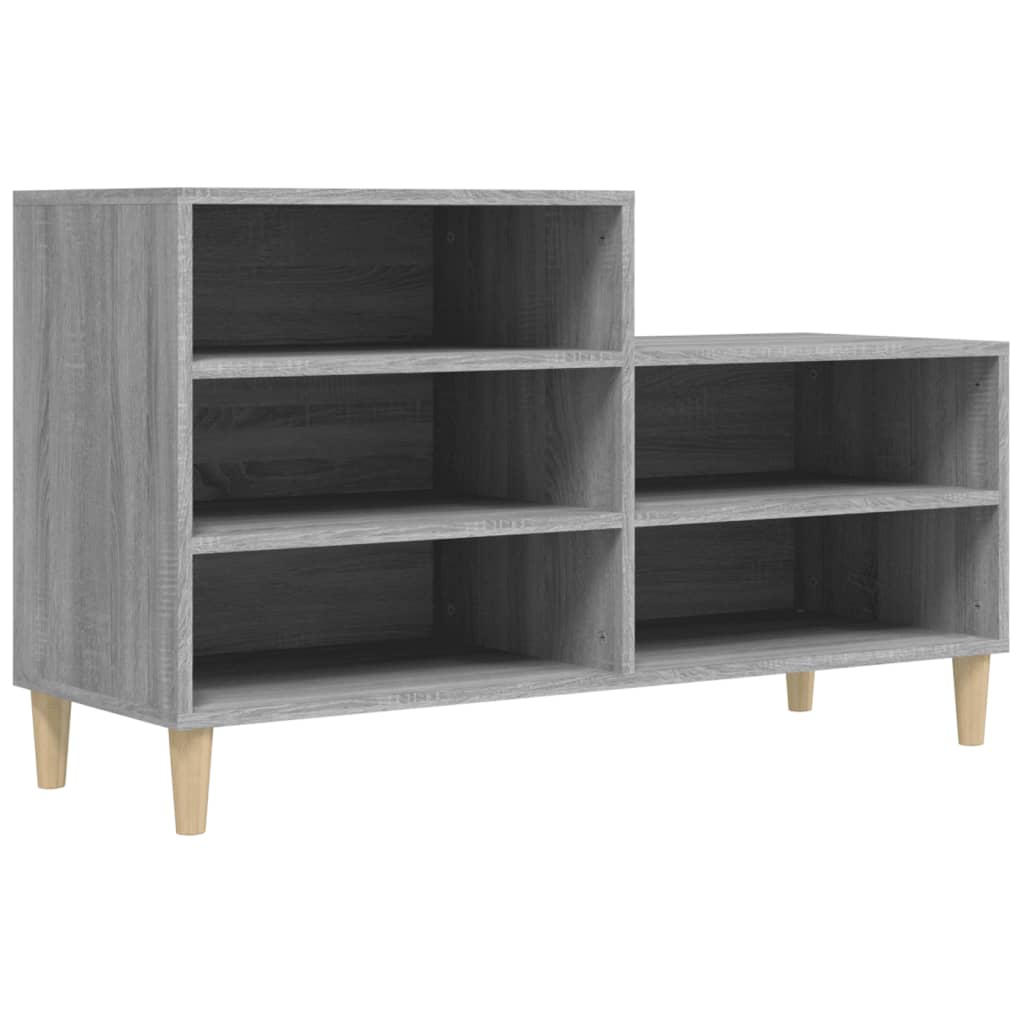 Kenkäkaappi harmaa Sonoma 102x36x60 cm tekninen puu - Sisustajankoti.fi