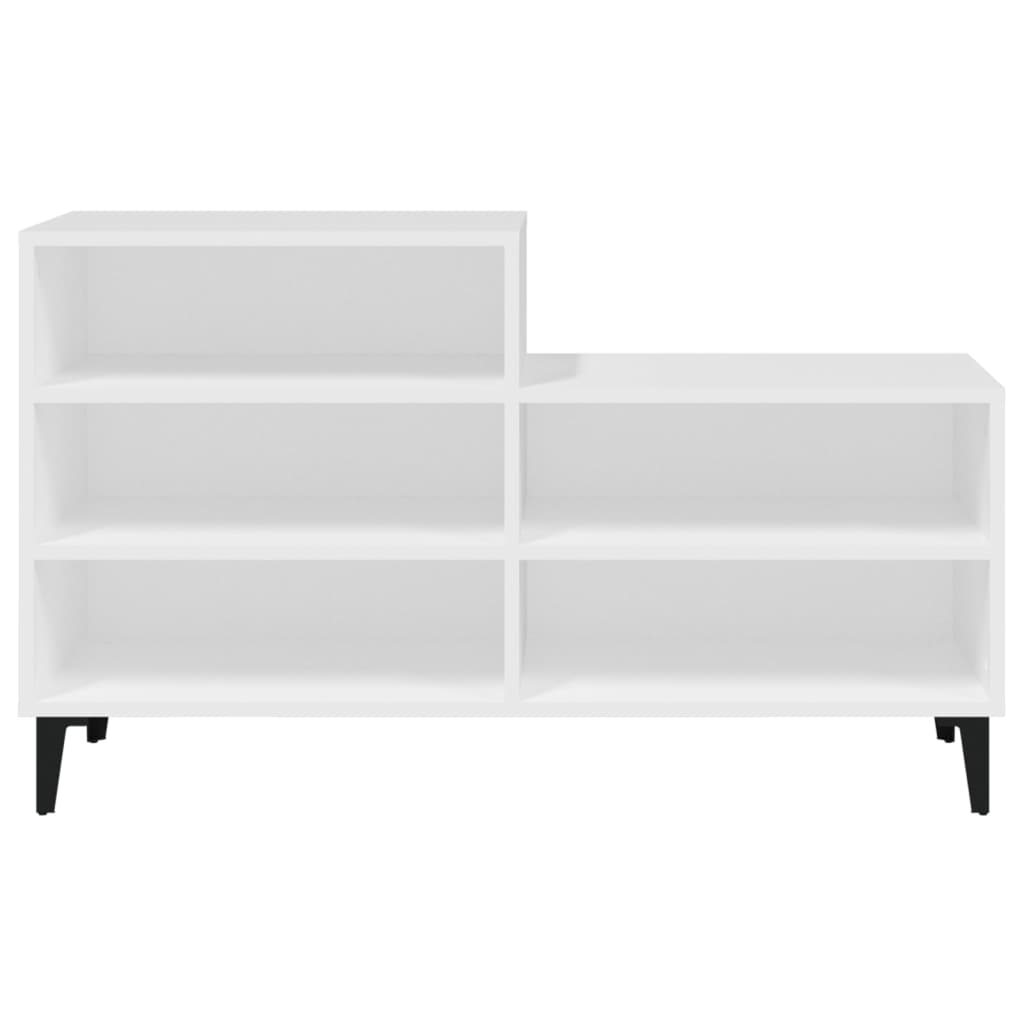 Kenkäkaappi valkoinen 102x36x60 cm tekninen puu - Sisustajankoti.fi