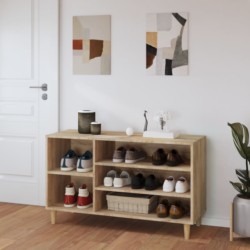 Kenkäkaappi Sonoma-tammi 102x36x60 cm tekninen puu - Sisustajankoti.fi