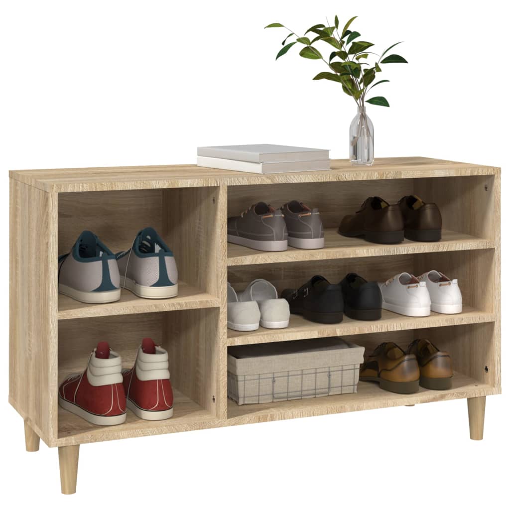 Kenkäkaappi Sonoma-tammi 102x36x60 cm tekninen puu - Sisustajankoti.fi