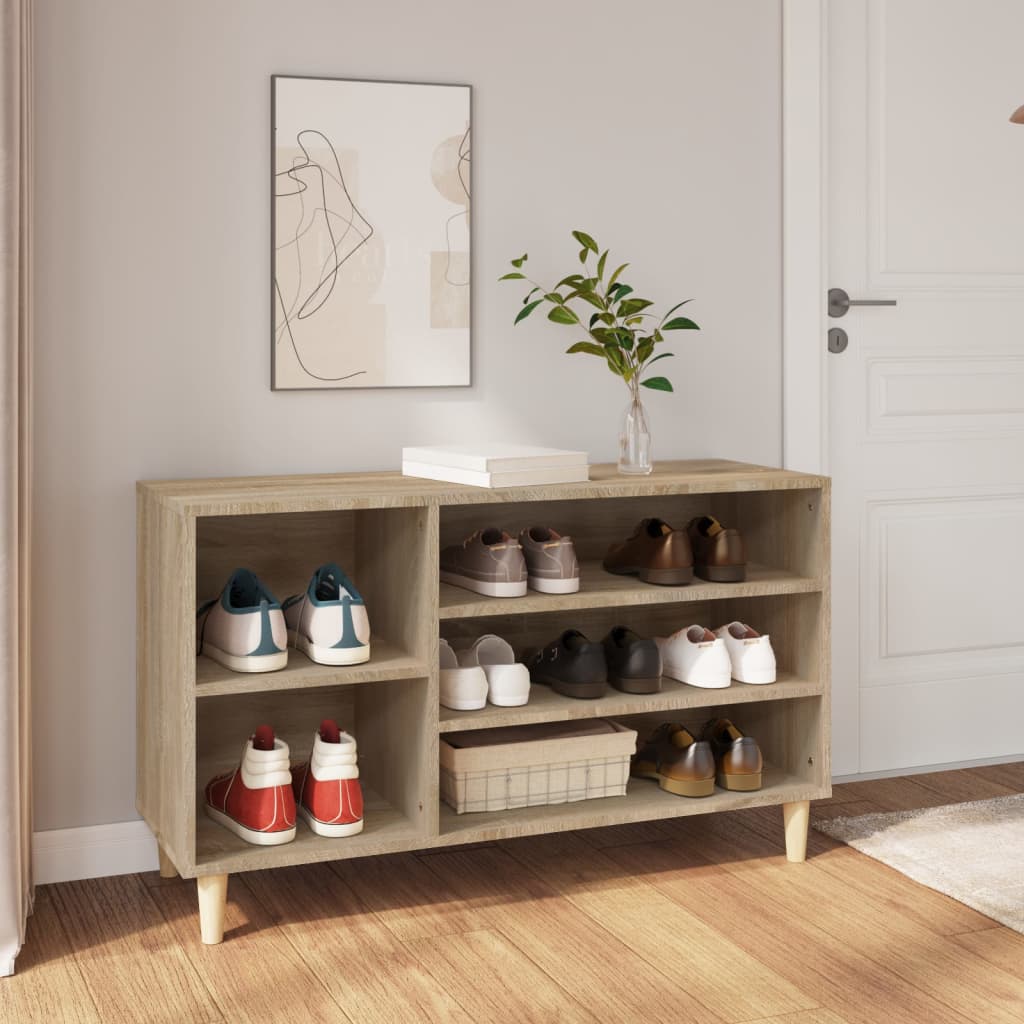 Kenkäkaappi Sonoma-tammi 102x36x60 cm tekninen puu - Sisustajankoti.fi