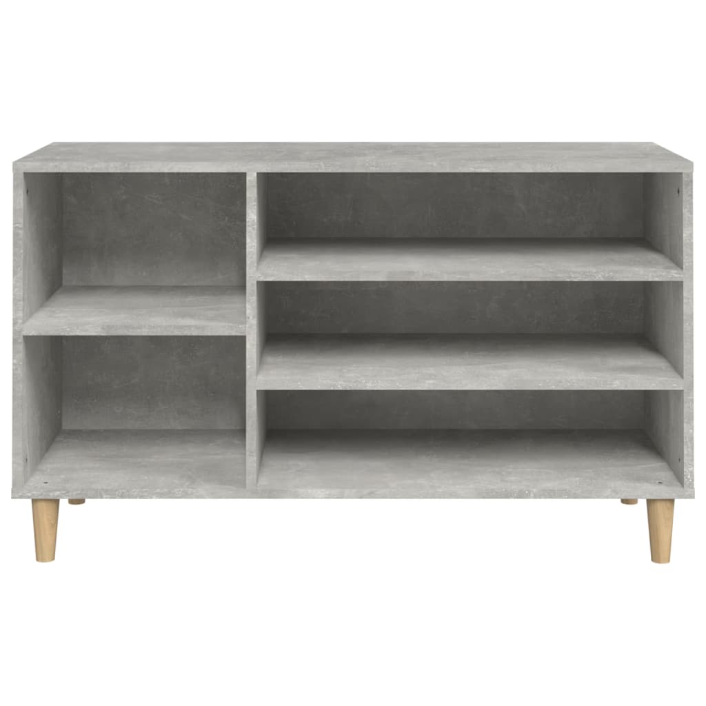 Kenkäkaappi betoninharmaa 102x36x60 cm tekninen puu - Sisustajankoti.fi