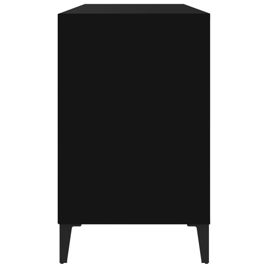 Kenkäkaappi musta 102x36x60 cm tekninen puu - Sisustajankoti.fi