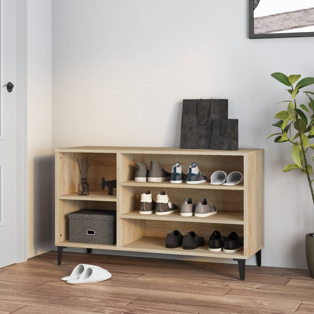 Kenkäkaappi Sonoma-tammi 102x36x60 cm tekninen puu - Sisustajankoti.fi