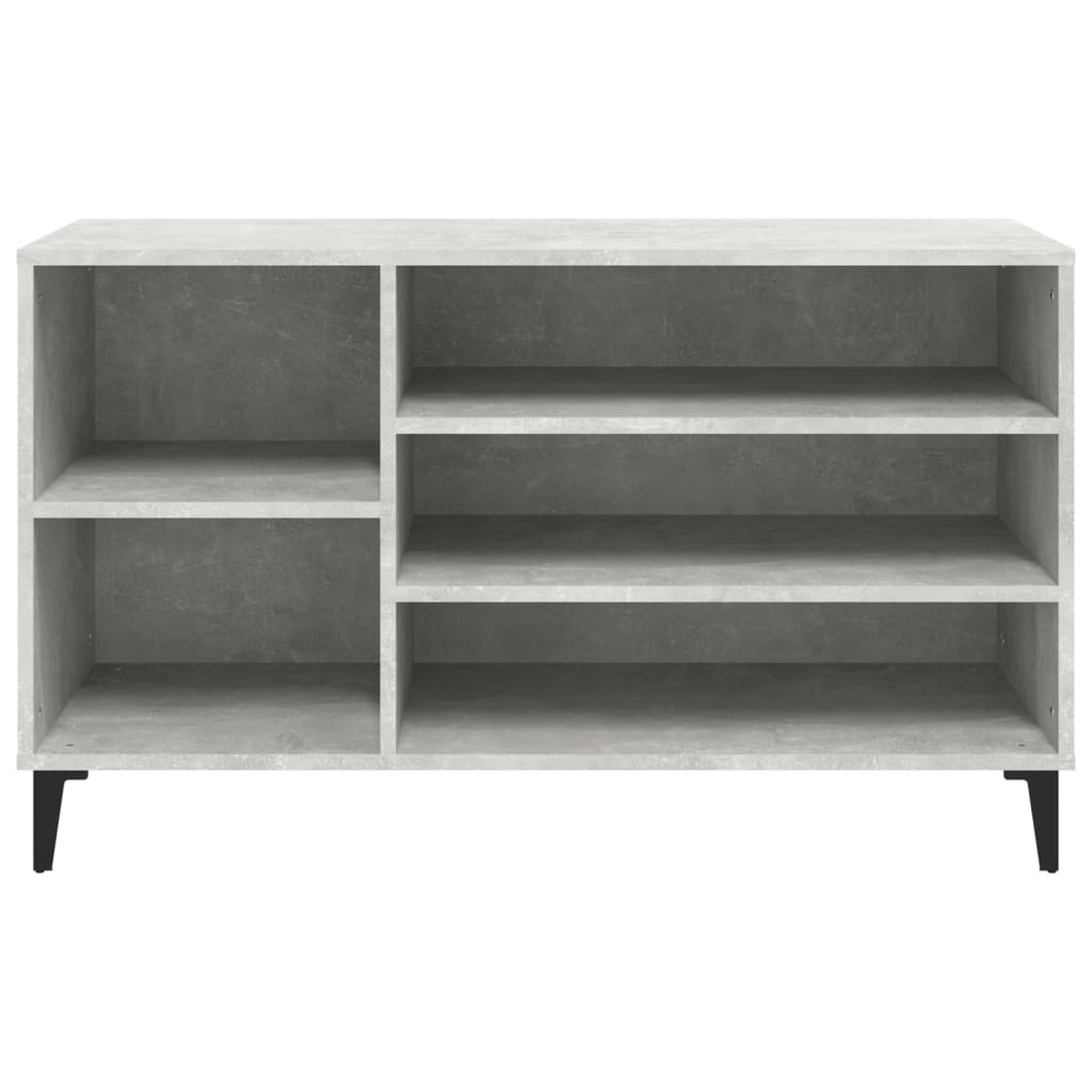 Kenkäkaappi betoninharmaa 102x36x60 cm tekninen puu - Sisustajankoti.fi