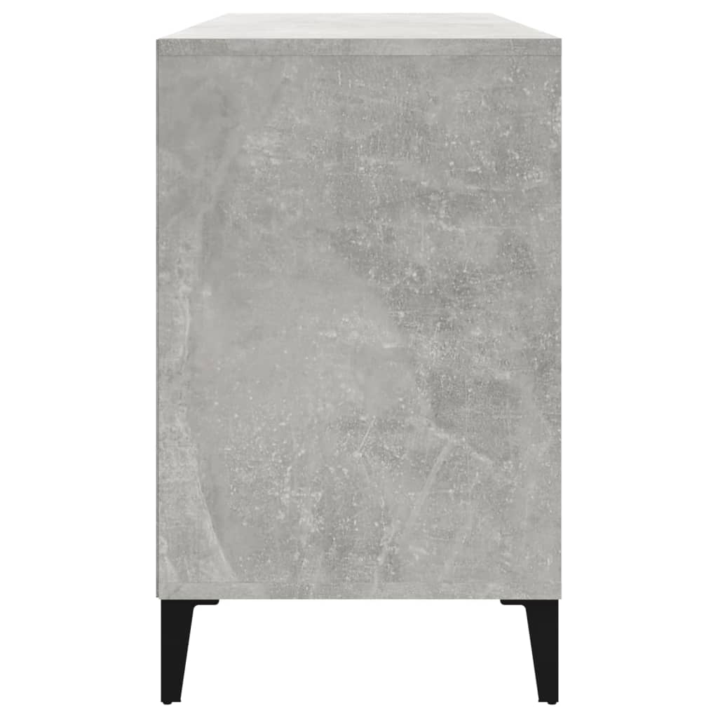 Kenkäkaappi betoninharmaa 102x36x60 cm tekninen puu - Sisustajankoti.fi