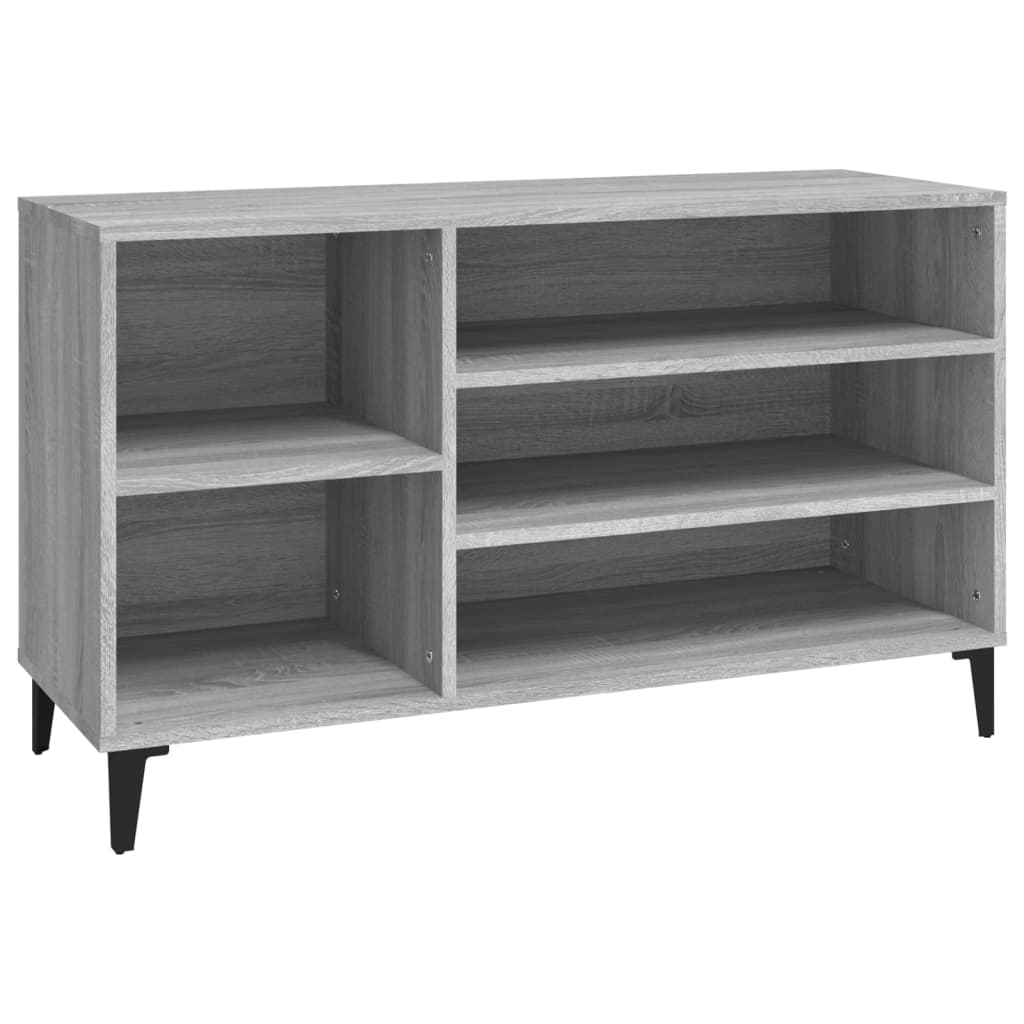Kenkäkaappi harmaa Sonoma 102x36x60 cm tekninen puu - Sisustajankoti.fi
