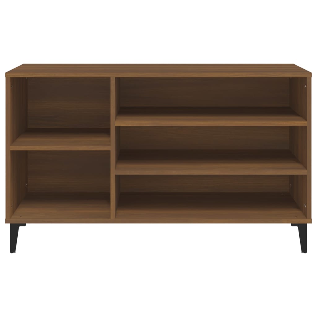 Kenkäkaappi ruskea tammi 102x36x60 cm tekninen puu - Sisustajankoti.fi