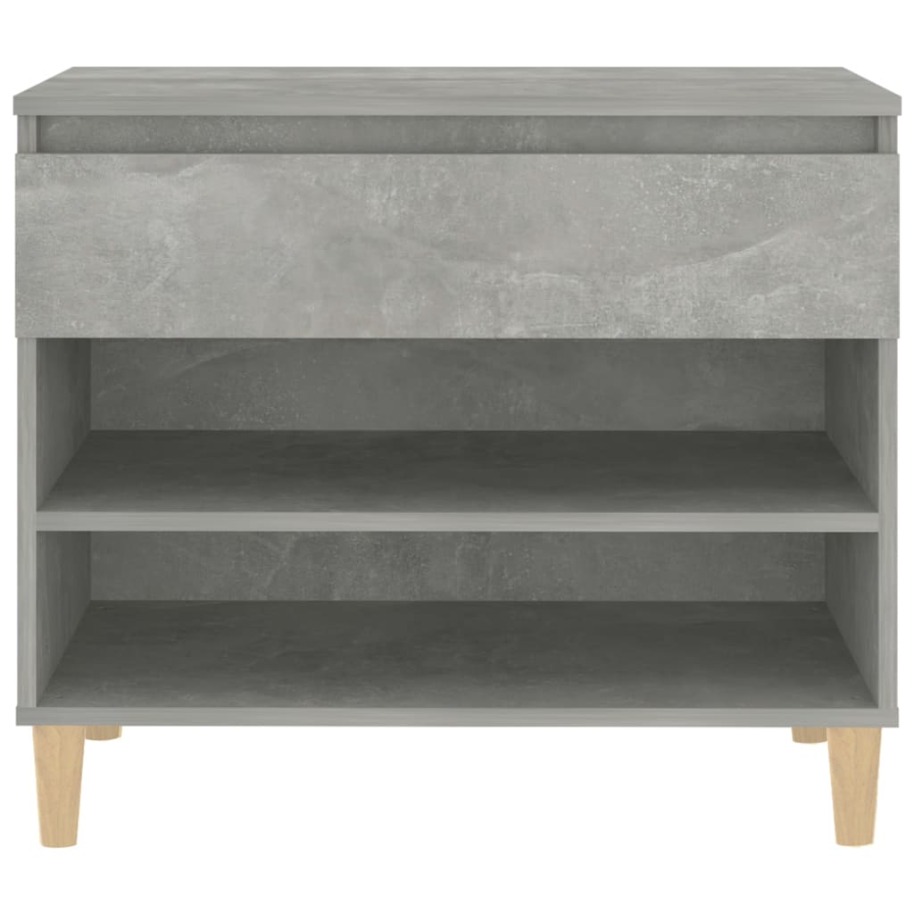 Kenkäkaappi betoninharmaa 70x36x60 cm tekninen puu - Sisustajankoti.fi