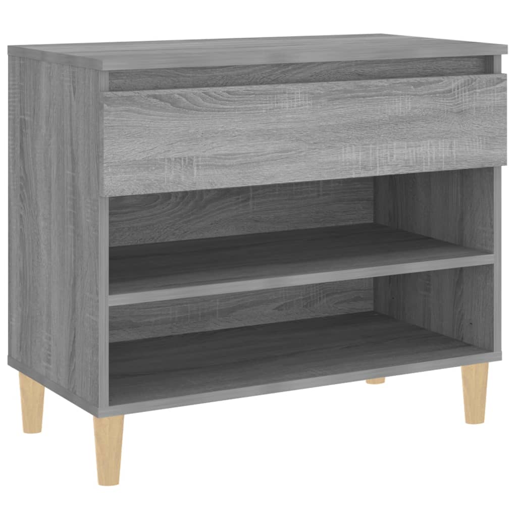 Kenkäkaappi harmaa Sonoma 70x36x60 cm tekninen puu - Sisustajankoti.fi