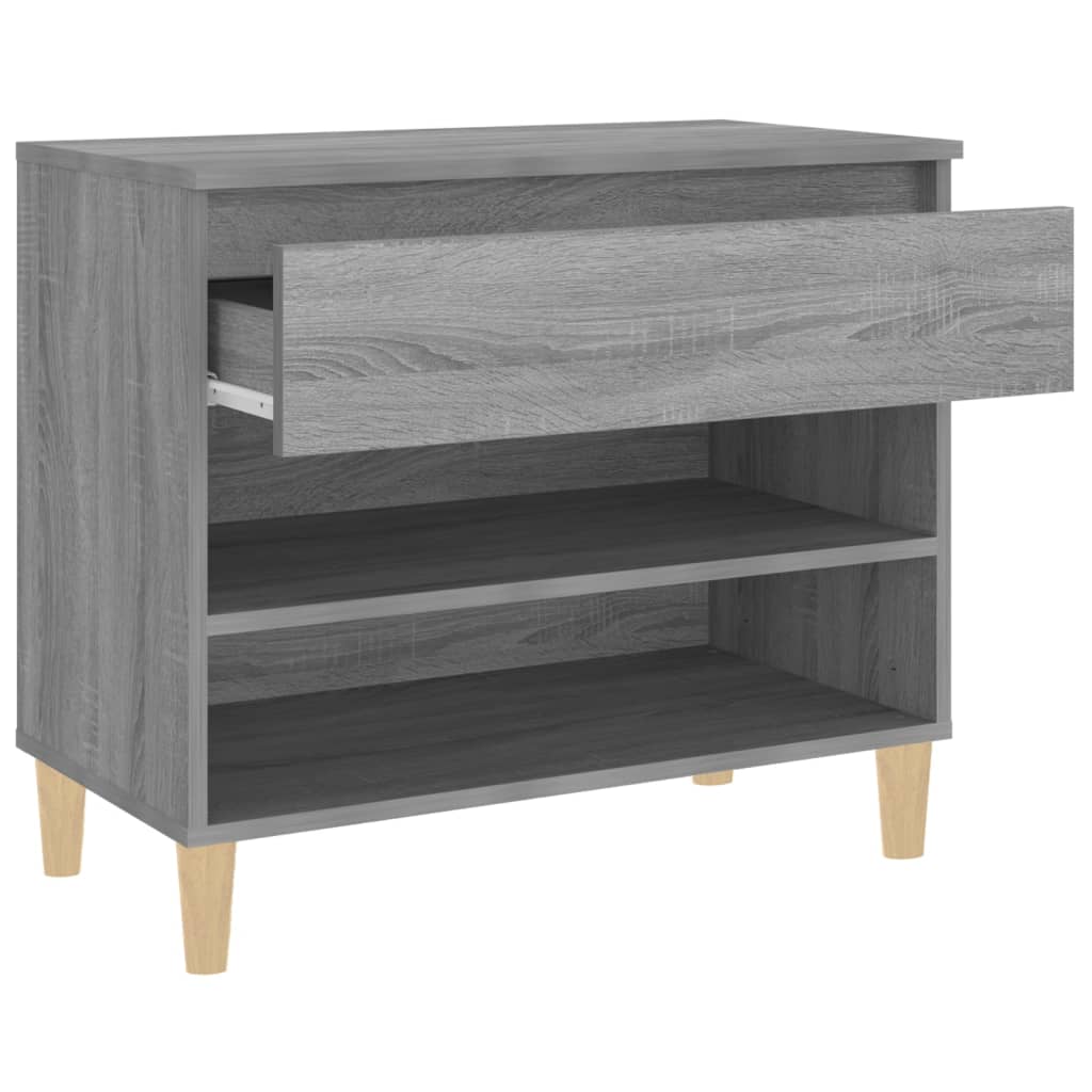 Kenkäkaappi harmaa Sonoma 70x36x60 cm tekninen puu - Sisustajankoti.fi