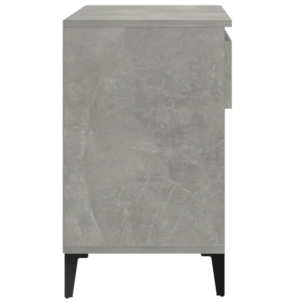 Kenkäkaappi betoninharmaa 70x36x60 cm tekninen puu - Sisustajankoti.fi