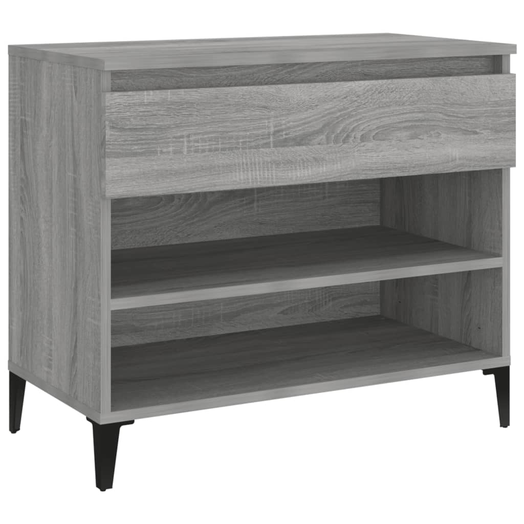 Kenkäkaappi harmaa Sonoma 70x36x60 cm tekninen puu - Sisustajankoti.fi