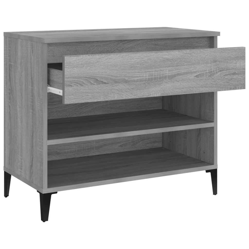 Kenkäkaappi harmaa Sonoma 70x36x60 cm tekninen puu - Sisustajankoti.fi