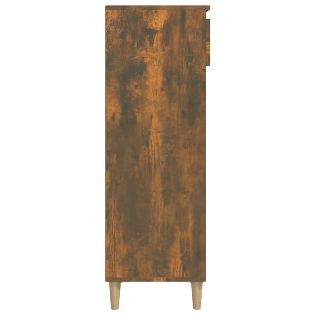 Kenkäkaappi savutammi 40x36x105 cm tekninen puu - Sisustajankoti.fi