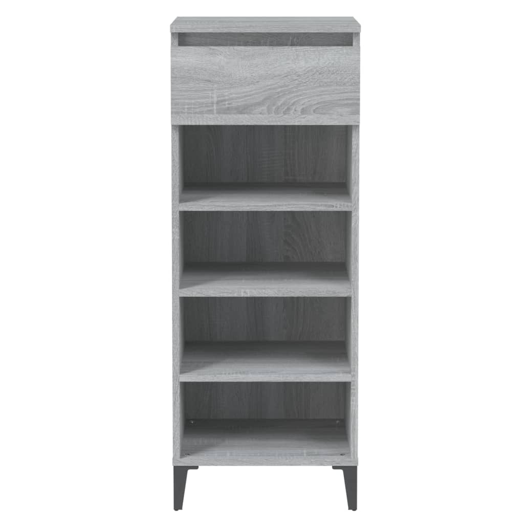 Kenkäteline harmaa Sonoma 40x36x105 cm tekninen puu - Sisustajankoti.fi