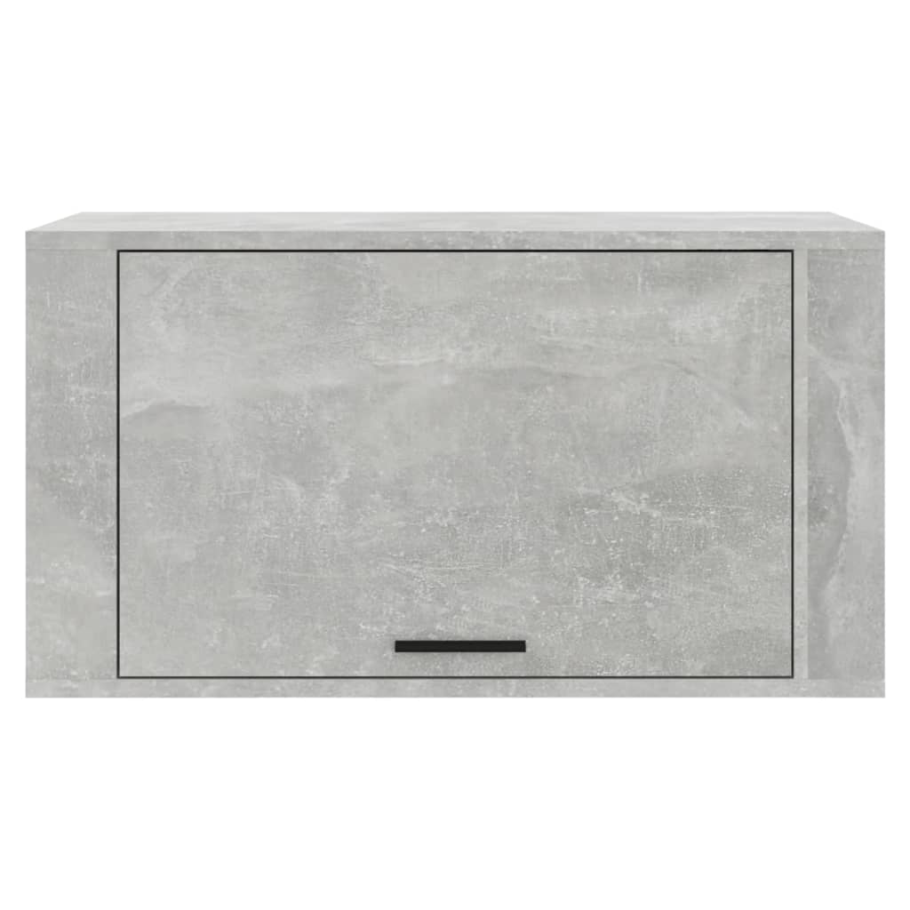 Seinäkenkäkaappi betoninharmaa 70x35x38 cm tekninen puu - Sisustajankoti.fi