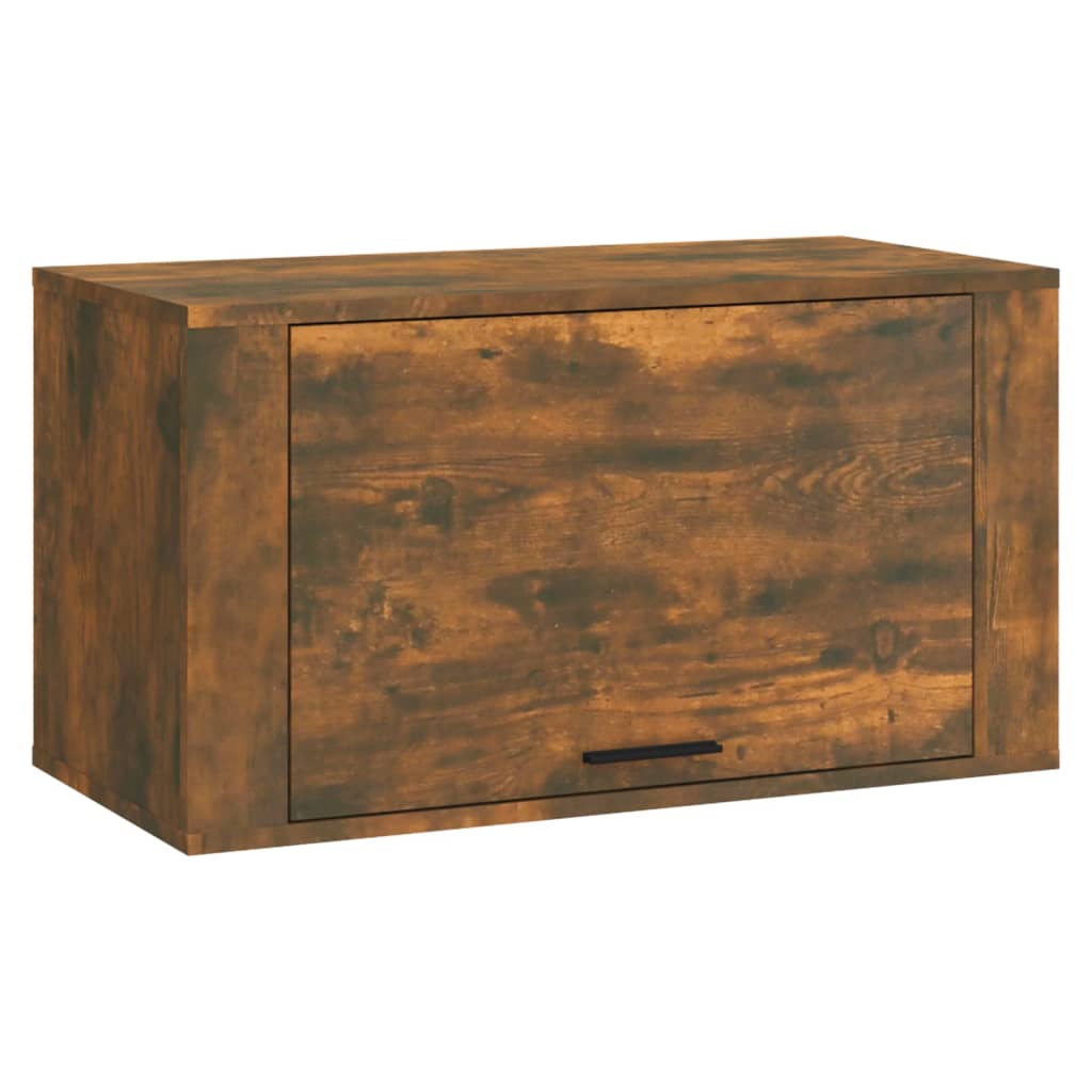 Seinäkenkäkaappi savutammi 70x35x38 cm täysi mänty - Sisustajankoti.fi