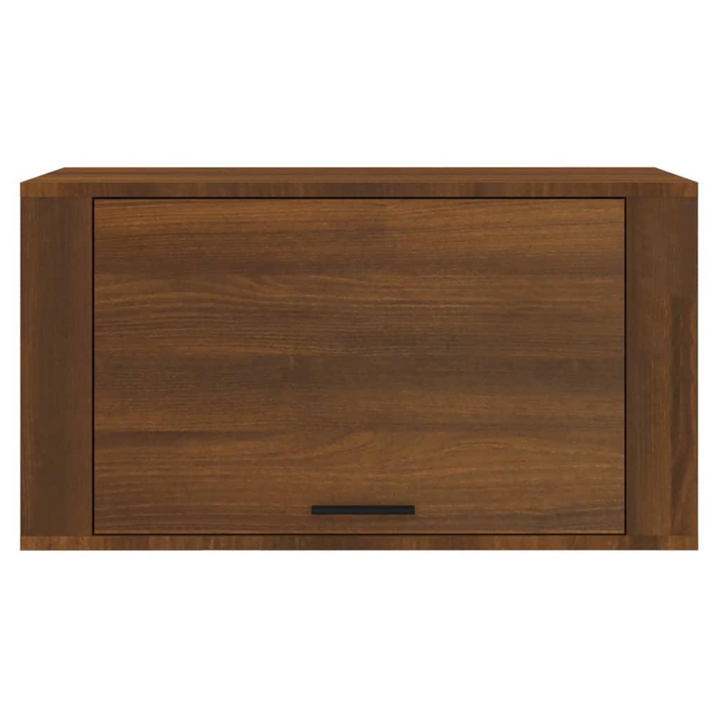 Seinäkenkäkaappi ruskea tammi 70x35x38 cm täysi mänty - Sisustajankoti.fi